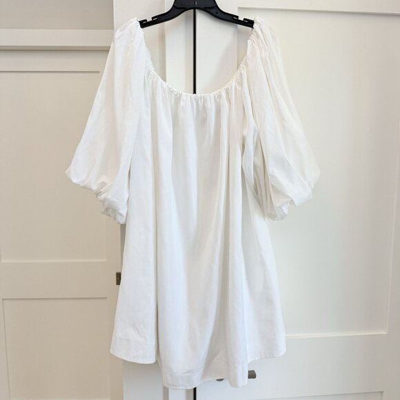Anthropologie Off-Shoulder White Mini Dress - Picture 6 of 13